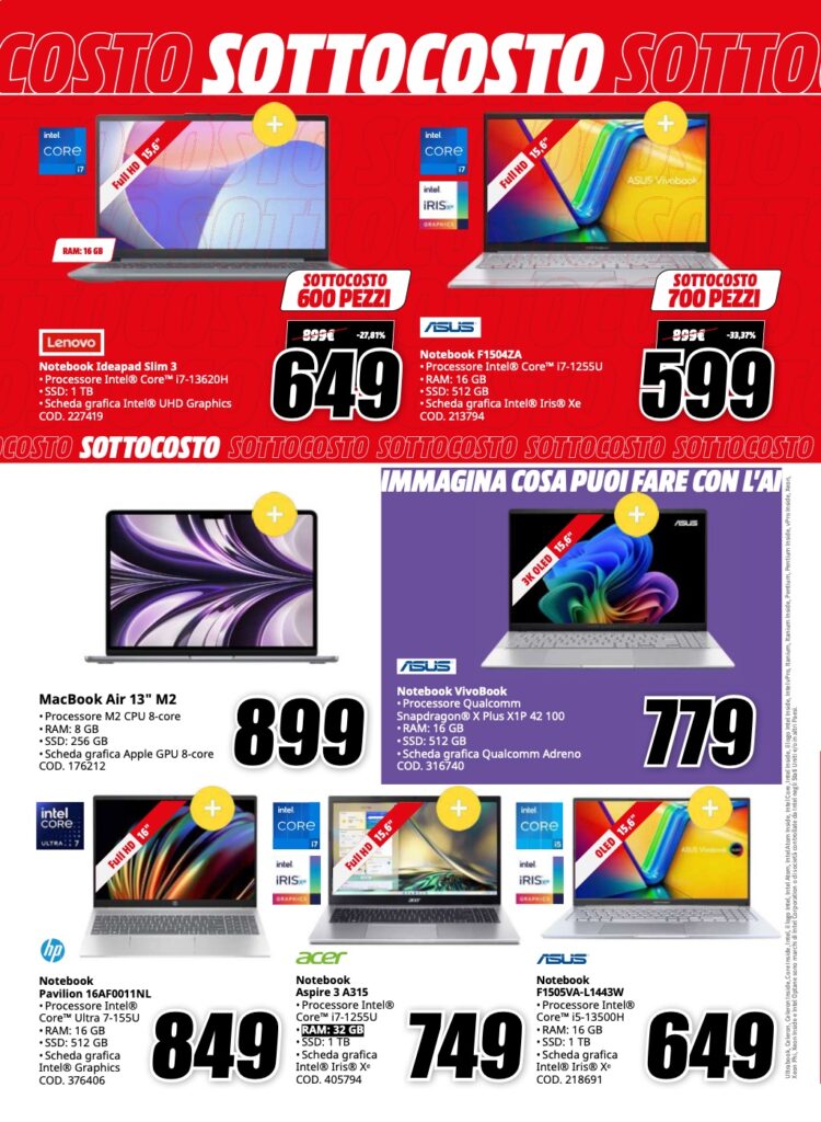 volantino sottocosto MediaWorld 6 dicembre 2024 pagina 10