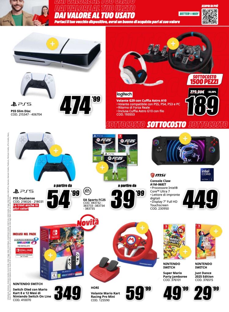 volantino sottocosto MediaWorld 6 dicembre 2024 pagina 17