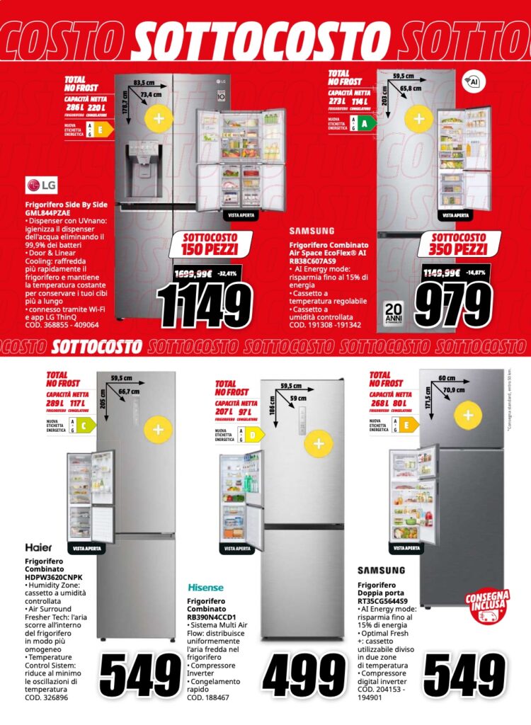 volantino sottocosto MediaWorld 6 dicembre 2024 pagina 26