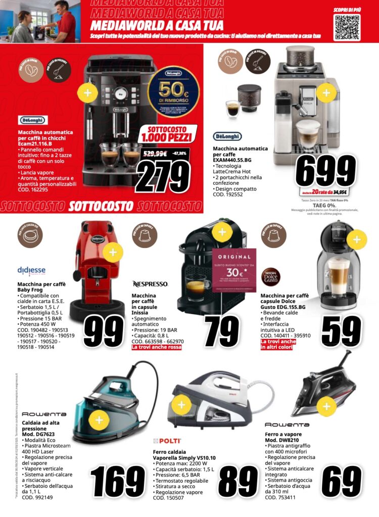 volantino sottocosto MediaWorld 6 dicembre 2024 pagina 29