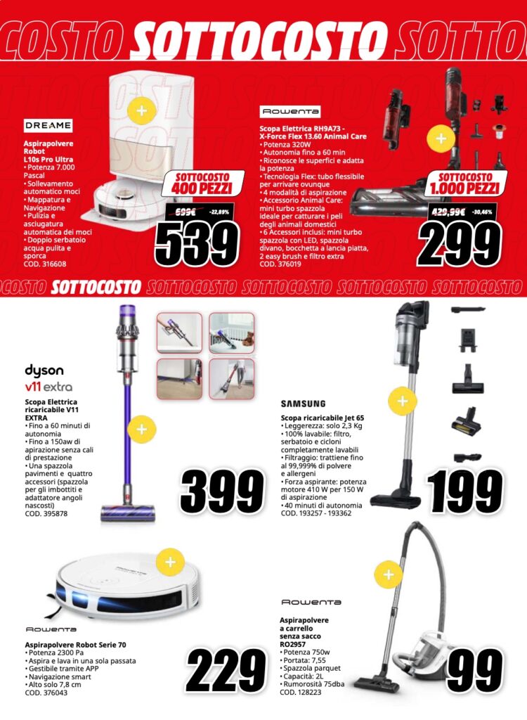 volantino sottocosto MediaWorld 6 dicembre 2024 pagina 30