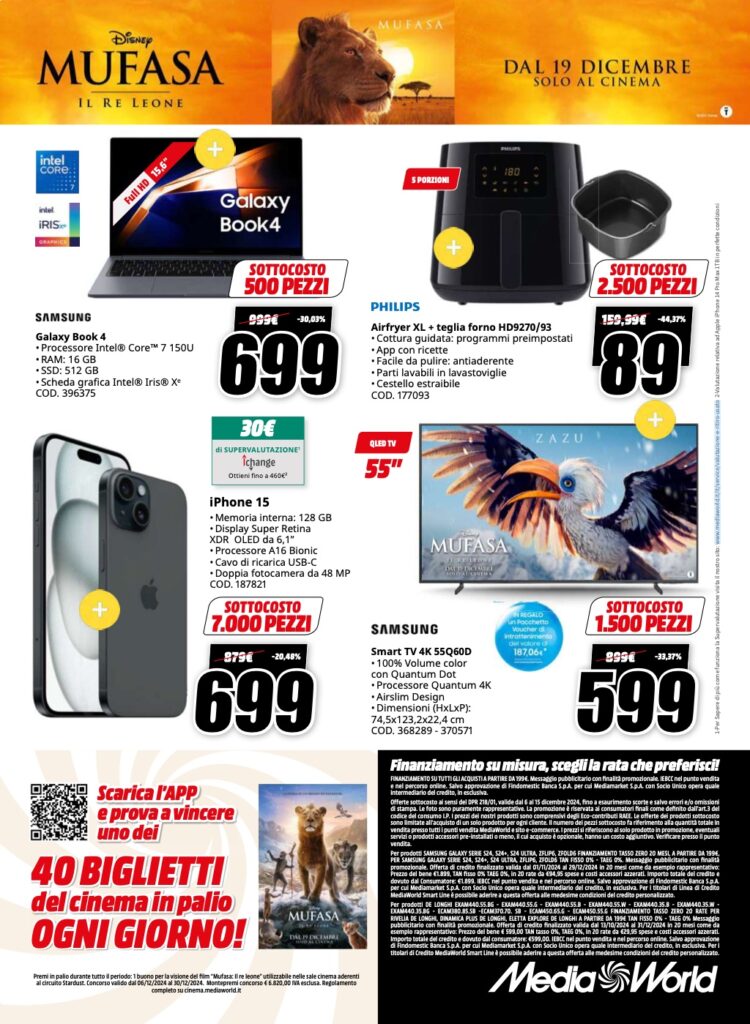 volantino sottocosto MediaWorld 6 dicembre 2024 pagina 32