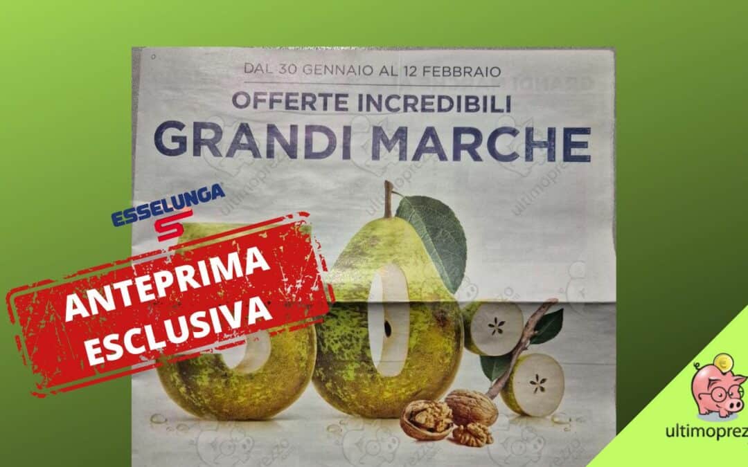 volantino Esselunga 30 gennaio 2025