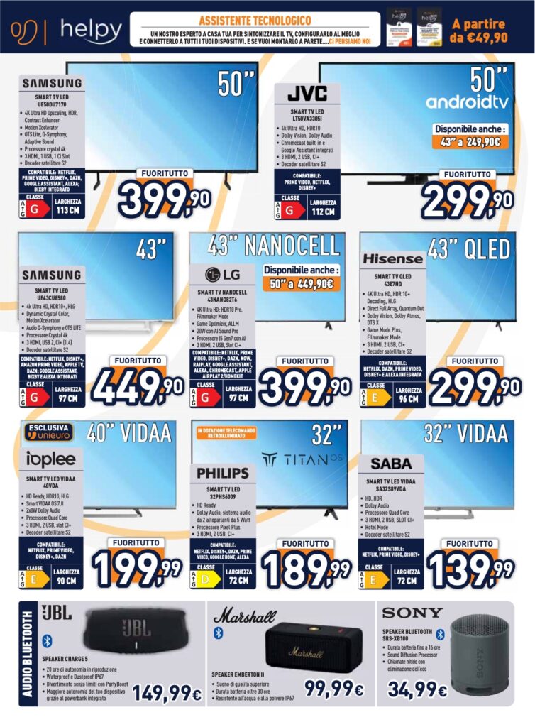 volantino Unieuro Fuori tutto 2 gennaio 2025 pagina 04